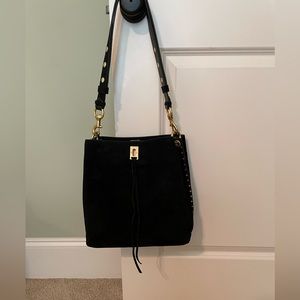 Rebecca Minkoff Darren shoulder bag - black suede